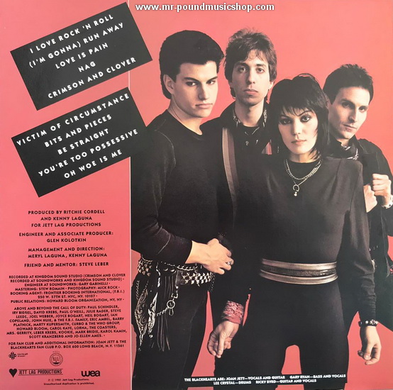 Joan Jett & The Blackhearts - I Love Rock 'N Roll