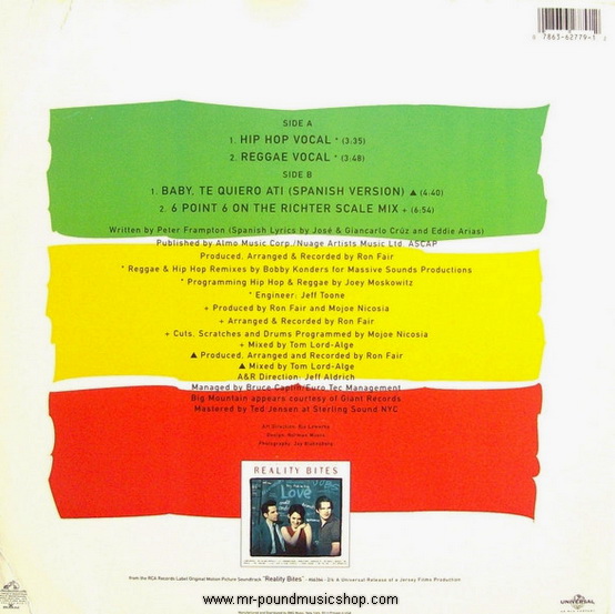 Big Mountain - Baby, I Love Your Way (Ost. Reality Bites)