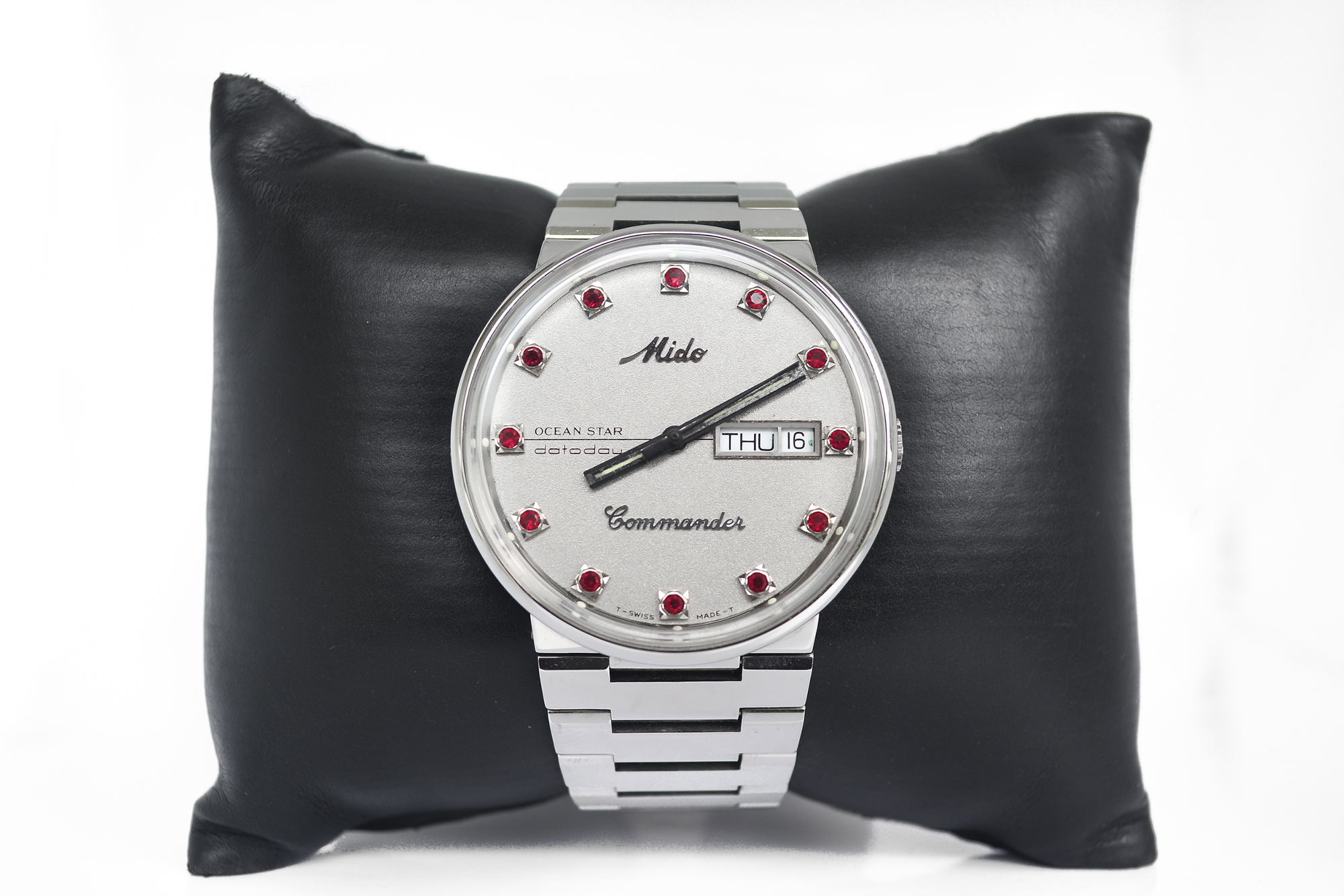 Mido Commander พลอยแดง 12 เม็ด