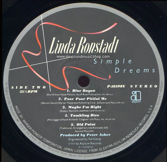 Linda Ronstadt - Simple Dreams