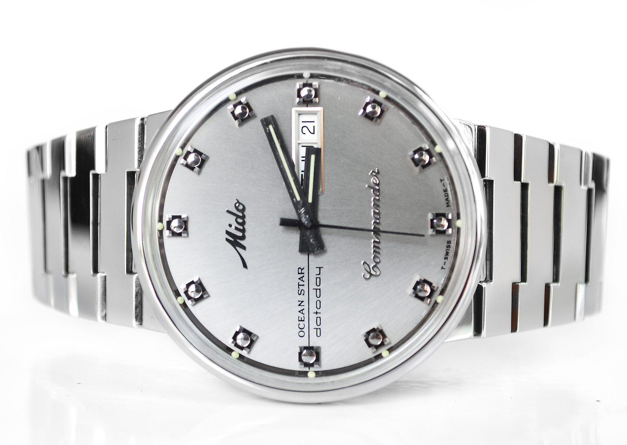Mido Commander 12 เม็ด ปัดเทา รุ่นใหม่ (Sold)
