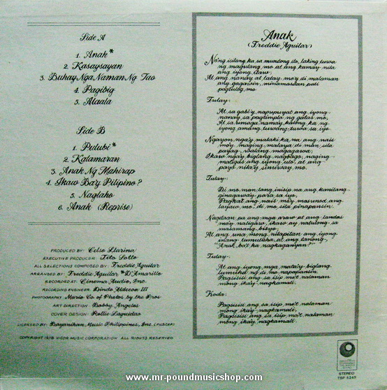 Freddie Aguilar - Anak