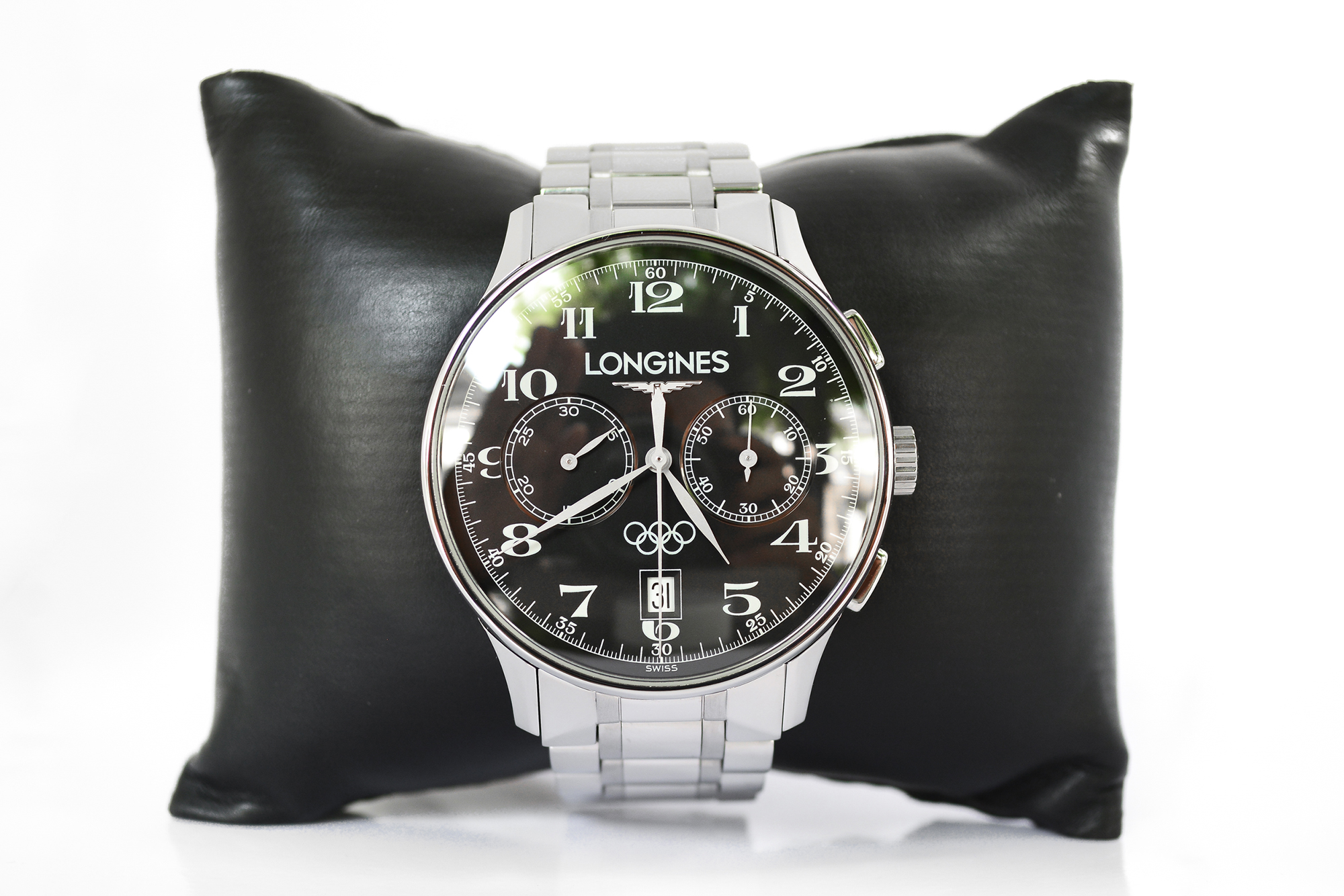 Longines Olympic Chronograph Automatic หน้าดำ (Sold)