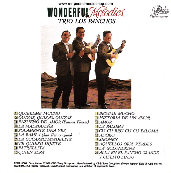 Trio Los Panchos - Wonderful Melodies