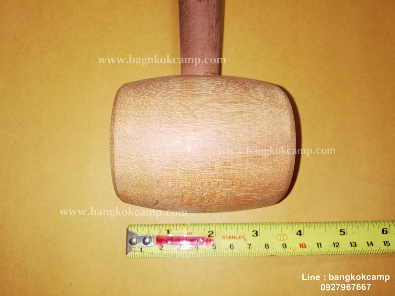 ค้อนไม้ประดู่ ยาว11นิ้ว.....ใช้ตอกงานเกี่ยวกับหนังได้, หรืองานตอกที่กลัวตัวตอกหัวจะพังใช้ไม้ตอกจะช่วยซับแรงครับ, ตอกลิ่มไม้, ตีระฆังได้