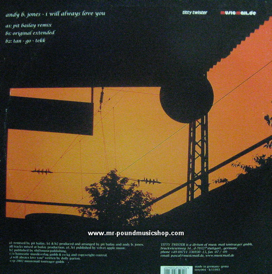 Andy B.Jones - I Will Always Love You