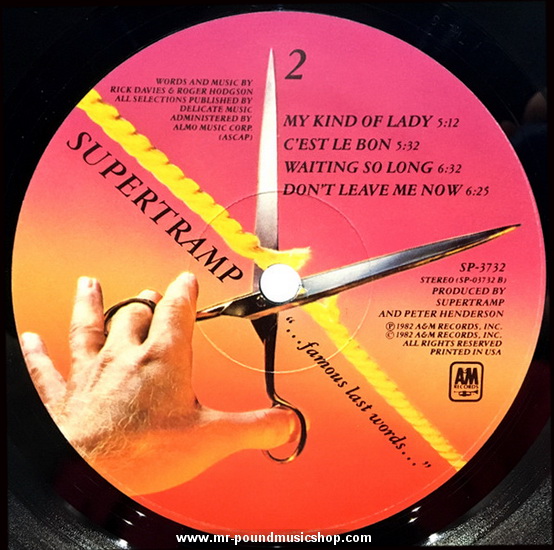 Supertramp - "...Famous Last World..."