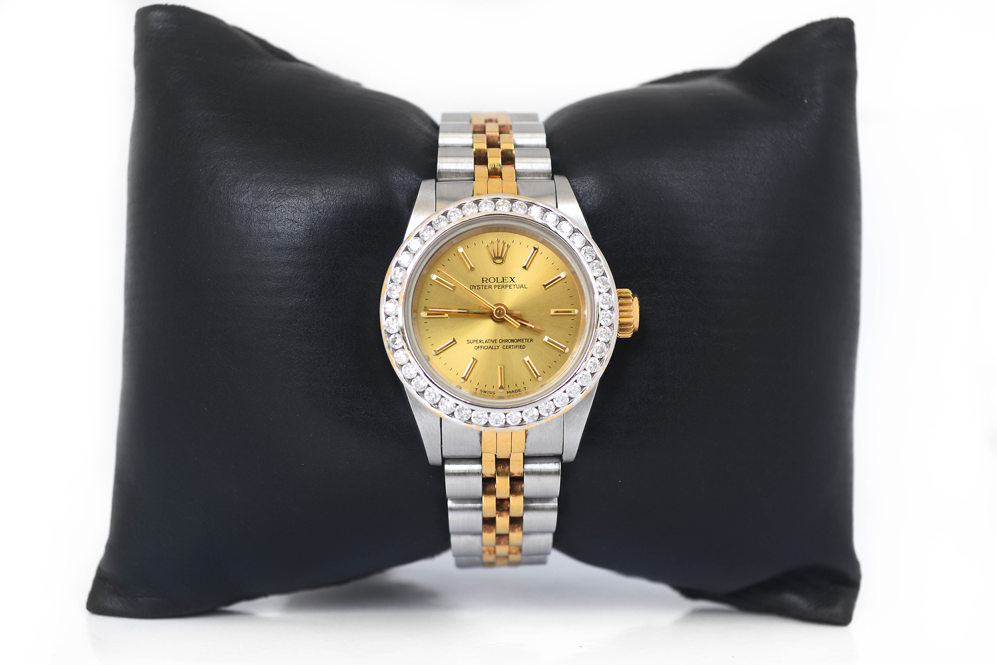 Rolex Oyster Perpetual 2tone 18K Automatic Lady Size