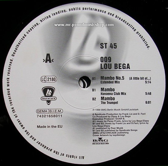 Lou Bega - Mambo No.5 (A Little bit of...)