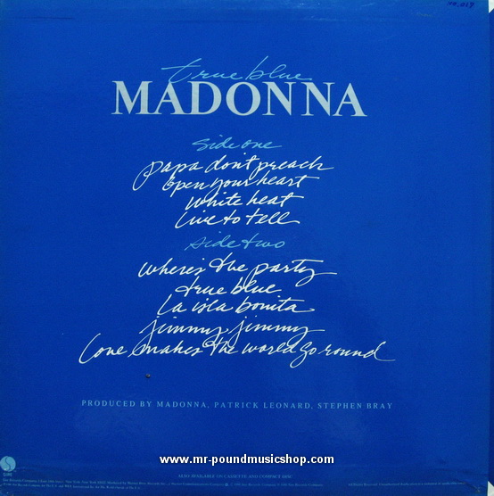 Madonna - True Blue