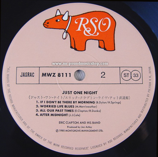 Eric Clapton And His Band - Just One Night
