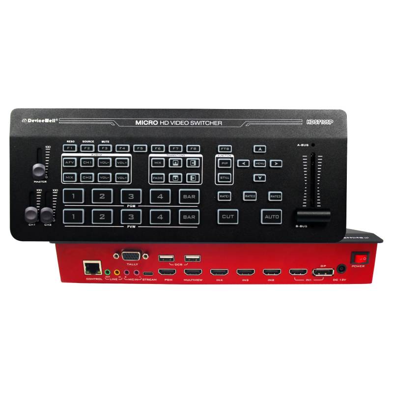 Devicewell HDS7105P HD Video Switcher (4HDMI+1DP)