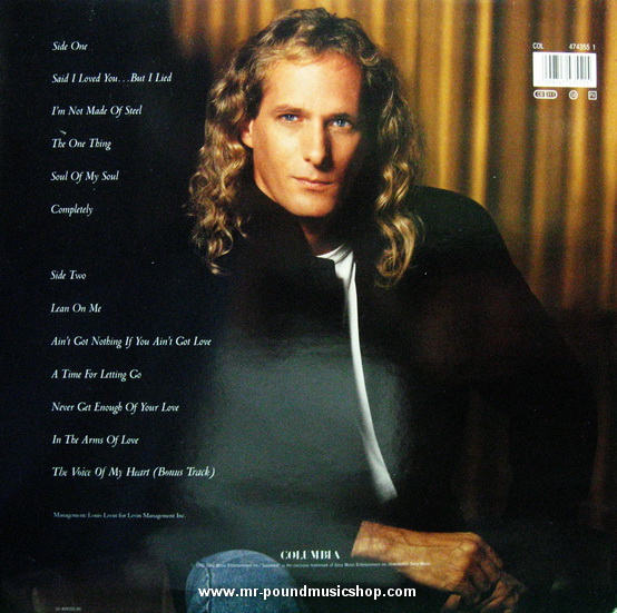 Michael Bolton - The One Thing