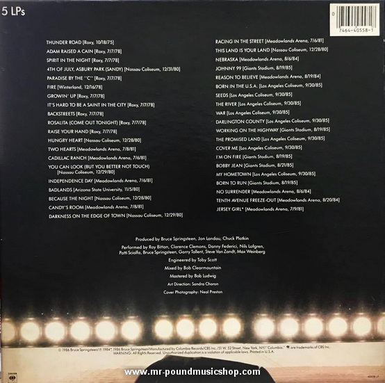 Bruce Springsteen & The E-Street Band - Live / 1975-85