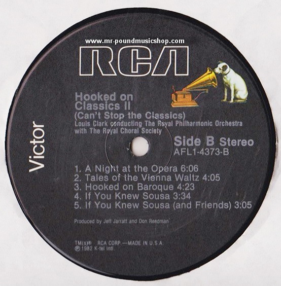 Louis Clark & The Royal Philharmonic Orchestra With The Royal Chorale Society - (Can't Stop The Classics) Hooked On Classics II