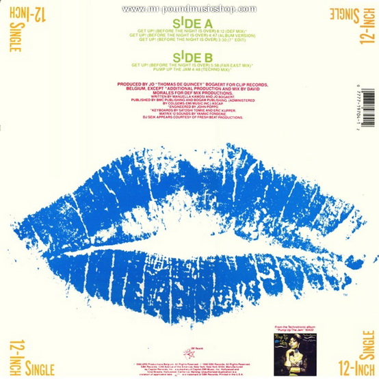 Technotronic - Get Up (Before The Night Is Over)