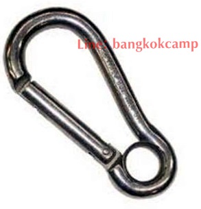 คาราบิเนอร์ Carabiners สแน็ปลิงค์ Snaplink ตะขอเกี่ยว ขนาด10มม. - สแตนเลส ใช้งานได้หลากหลาย ..แข็งแรง ทนทาน