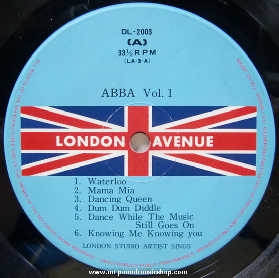 Unknown Artists - London Studio Artist Sings: Abba Vol.1