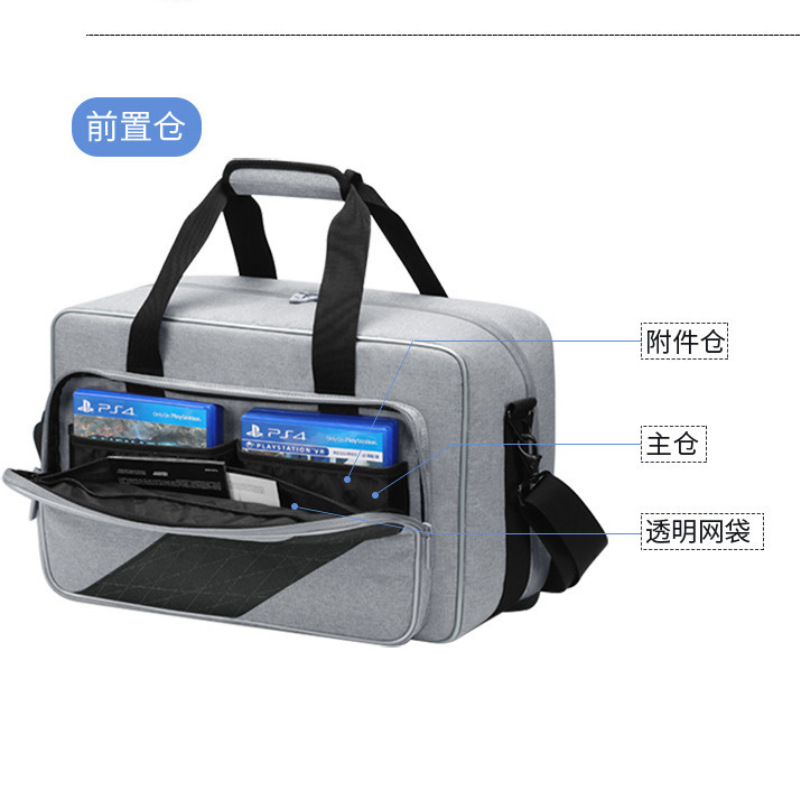 กระเป๋าเป้สะพานข้างเดินทางสำหรับเครื่องเกม PS5 ทุกรุ่น