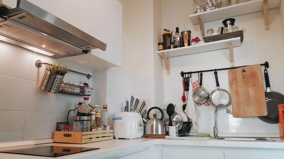 ขาย / เช่า คอนโด Garden Asoke - Rama 9 (การ์เด้น อโศก - พระราม 9) 1 ห้องนอน 1 ห้องน้ำ ตึก A 3 ชั้น 6 ห้องมุม ขนาด 45 ตรม. ติดกับบันไดหนีไฟ Fully Furnished พร้อมเครื่องใช้ไฟฟ้า