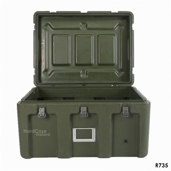 R-735 Rugged Waterproof Plastic Storage Roto Molded Case
