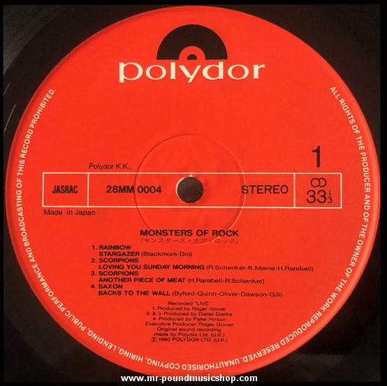 Various Artists - Monsters of Rock