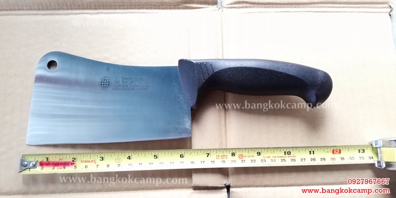 มีดสับ มีดปังตอ ใบวัสดุุ INOX น้ำหนักกำลังดี (ใบ6.25นิ้ว)