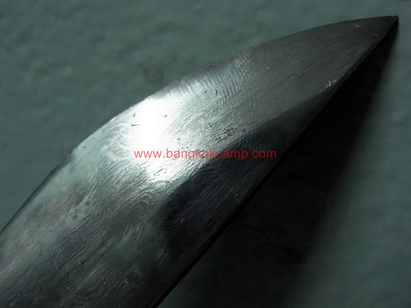 ดาบซามูไร ใบมีดเป็นเหล็กลาย (ใบมีดดามัสกัส) ลายเสือ