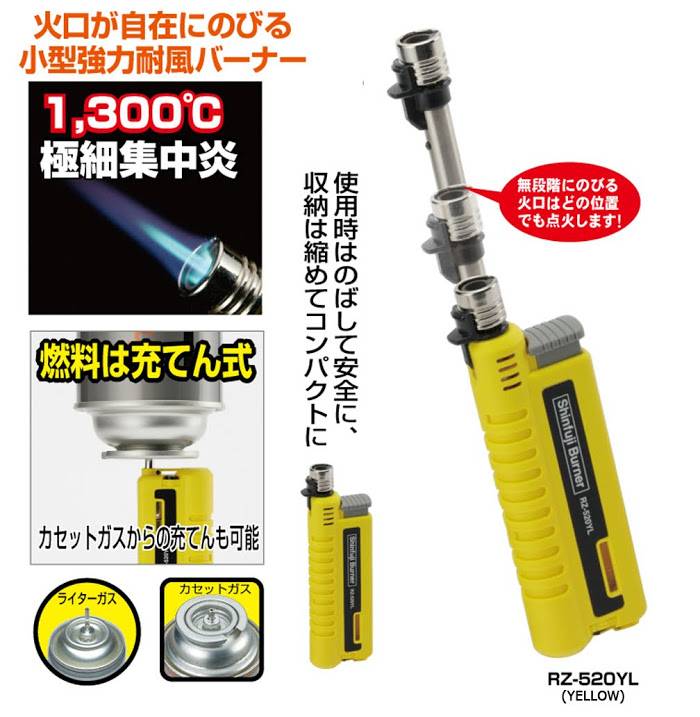 หัวพ่นไฟ Shinfuji Made in Japan ใหม่ แท้ (ไฟฟู่)