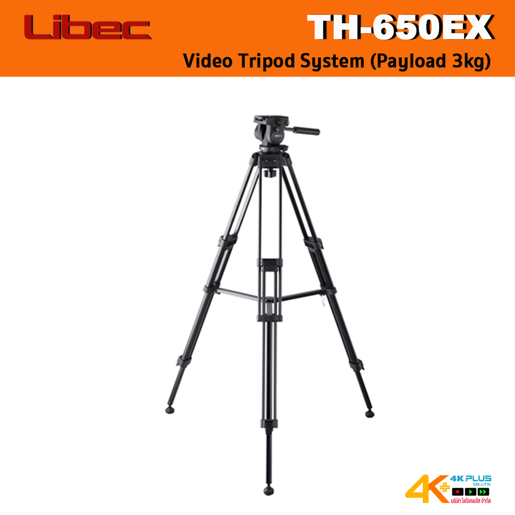 LIBEC TH-650EX Tripod system (Payload 3 kg)