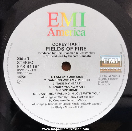 Corey Hart - Fields Of Fire