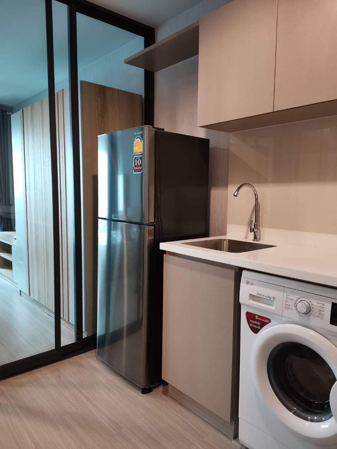 ให้เช่าคอนโด Life Ladprao (ไลฟ์ ลาดพร้าว) แบบ Studio ชั้น 15 ห้องเป็นแบบ ขนาด 28.06 ตารางเมตร