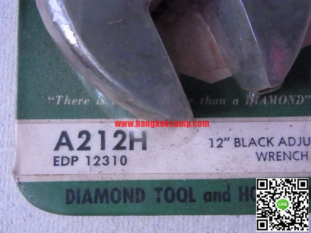 ประแจเลื่อน DIAMOND 12นิ้ว USA ใหม่เก่าเก็บ