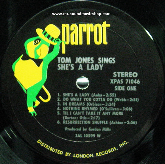Tom Jones - Sings She's A Lady