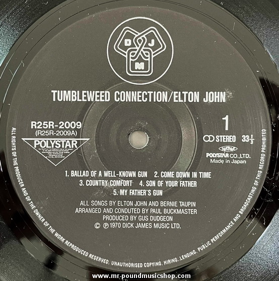 Elton John - Tumbleweed Connection