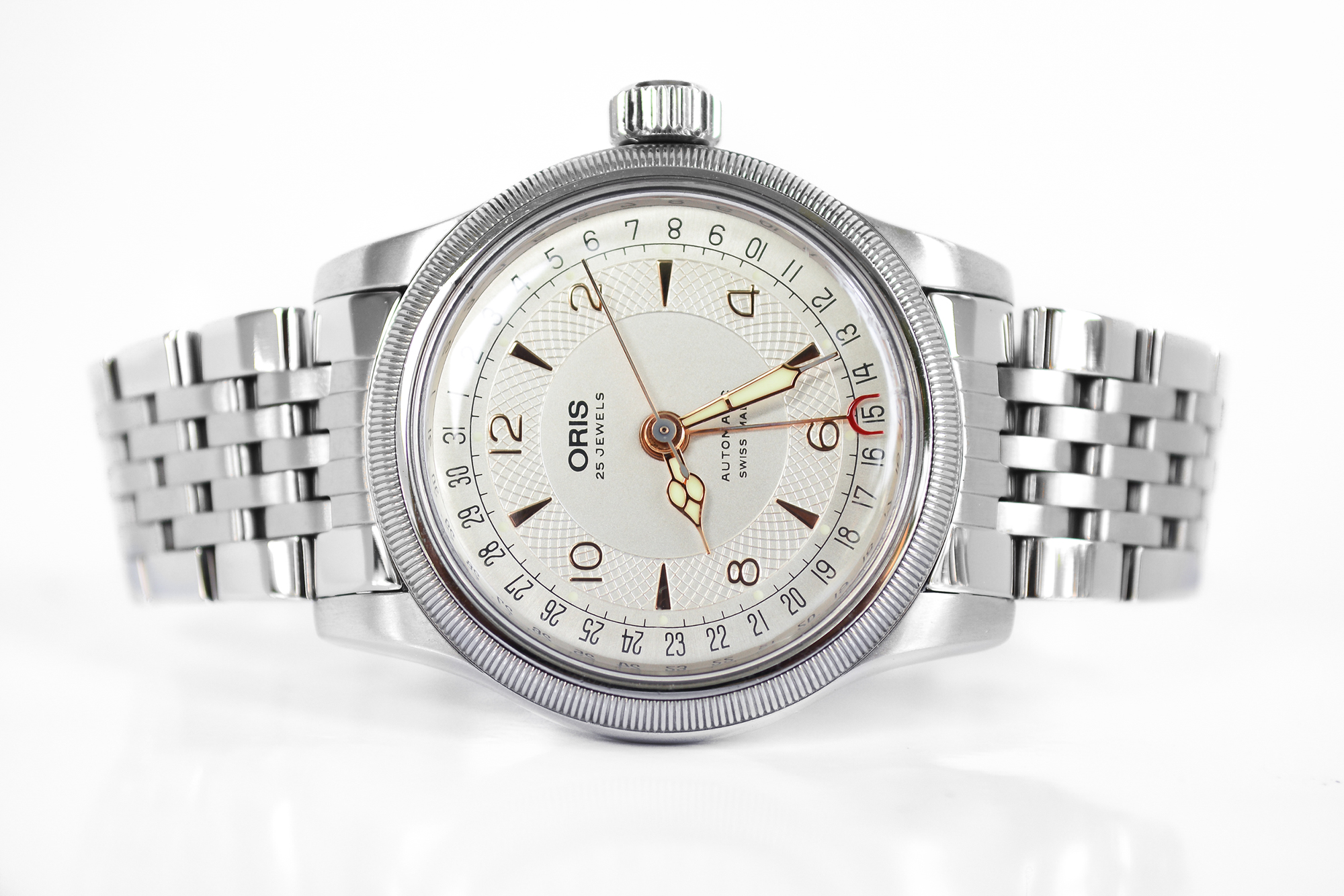 Oris Big Crown Pointer Date Boy Size เรือนเหล็ก (Sold)