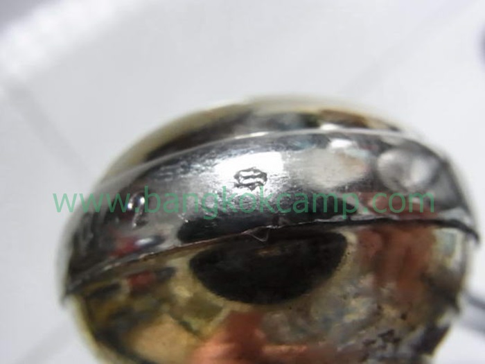 ไม้ตะพด (แบบที่ 16) ไม้ชิงชัน 3กษัตริย์ หัวทองเหลือง ประดับเหรียญ ร.5 ปลายทองแดง