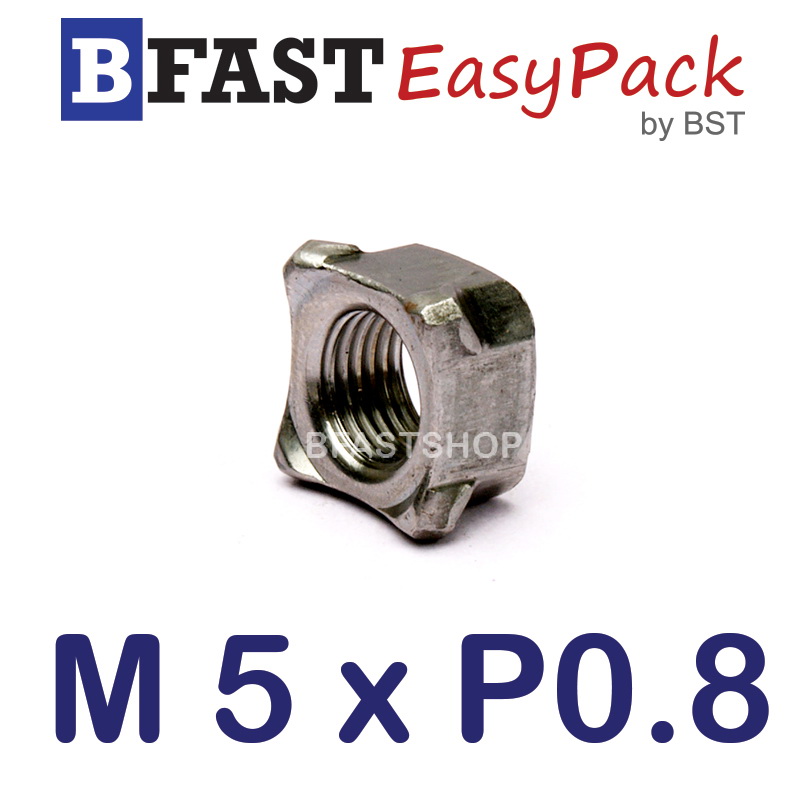 หัวน็อตอ๊าค M 5 x P0.8 (20 ตัว/ถุง)