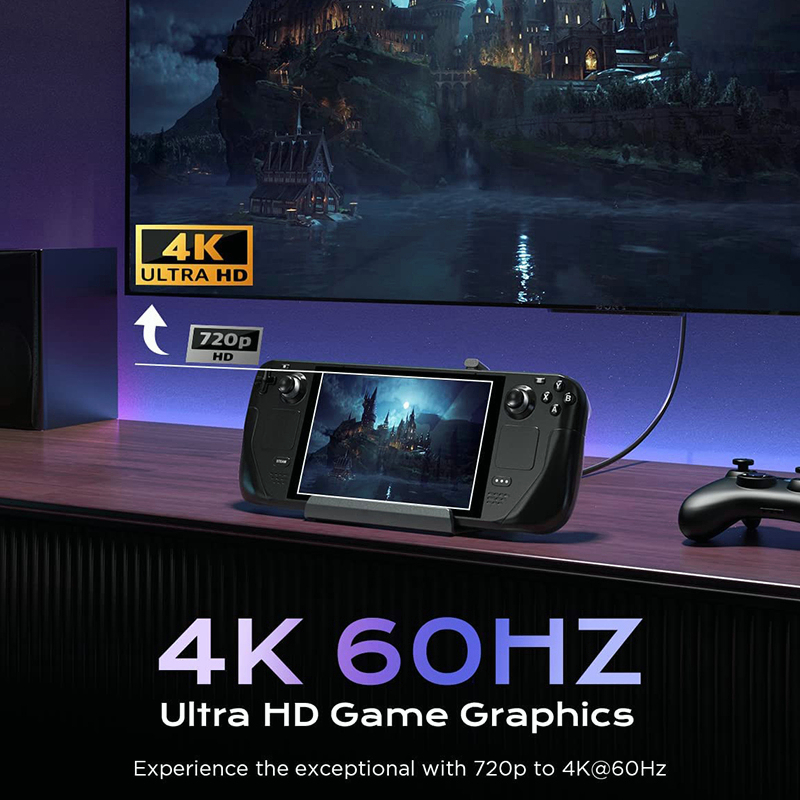 YCE Docking Station for RogAlly AllyX Turbo 30w SteamDeck Nintendo Switch 2