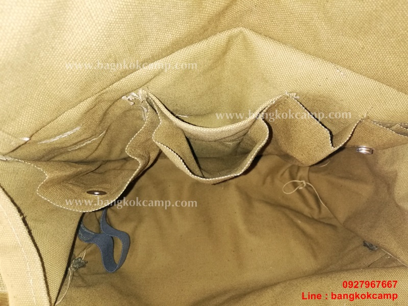 กระเป๋าทหารสวีเดน กระเป๋าสะพาย+คาดเอว ผ้าแคนวาส ของใหม่เก่าเก็บ สมบูรณ์ พร้อมใช้