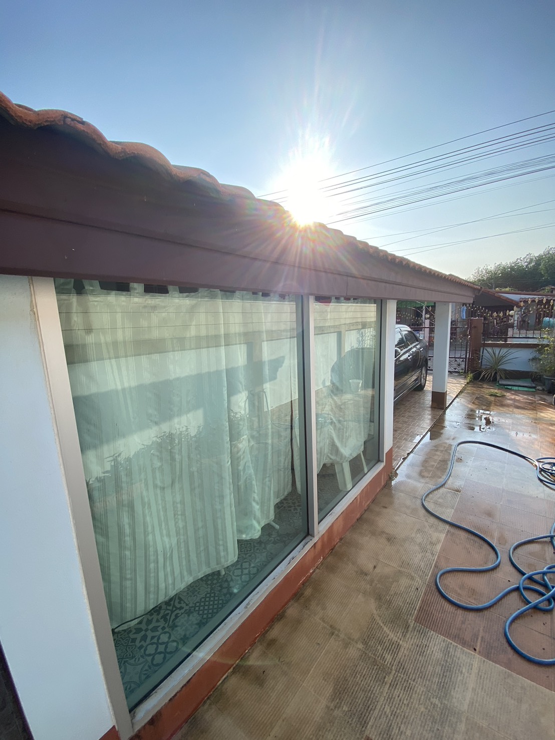 ขายบ้านเดี่ยวชั้นเดี่ยวโครงการ หมู่บ้านเพชรลดา บ้านฉาง เนื้อที่ 52 ตรว มี 3 ห้องนอน 2 ห้องน้ำ