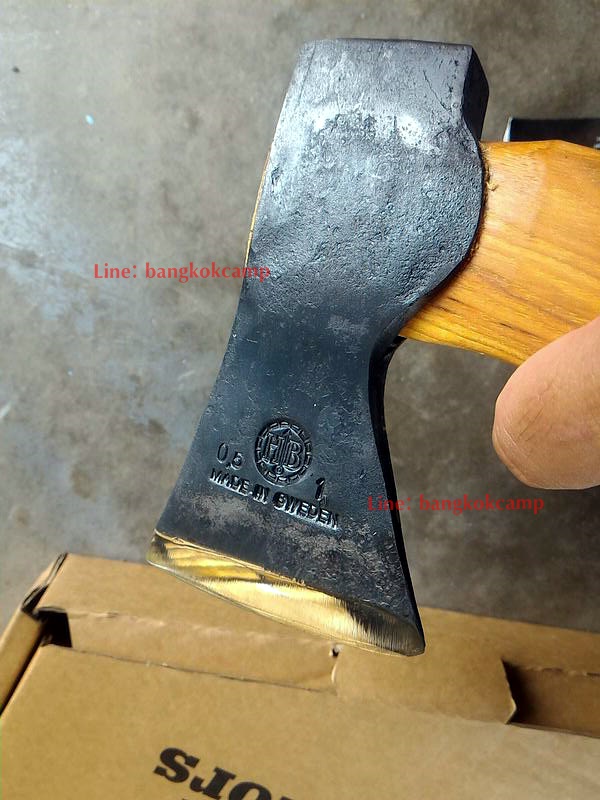 ขวานสวีเดน Hultafor Classic 0.5กก. (1ปอนด์) Made in Sweden (Handmade) พร้อมกล่อง+ซองหน้ง