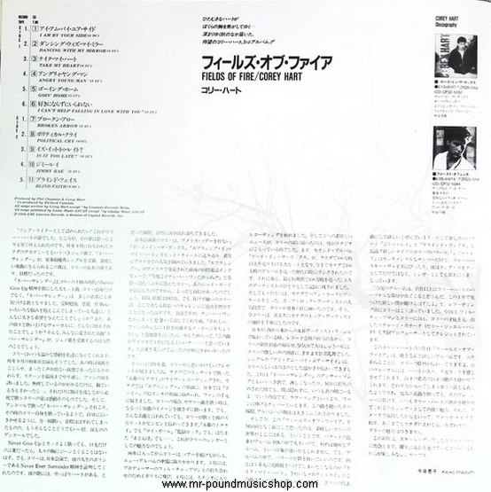 Corey Hart - Fields Of Fire