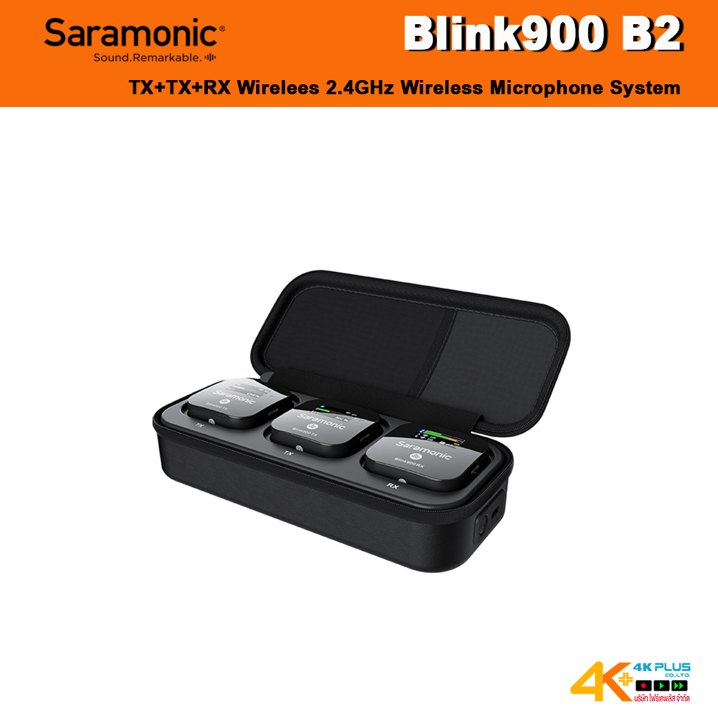 Saramonic Blink900 B2 2.4GHz Dual-Channel Wireless Microphone System