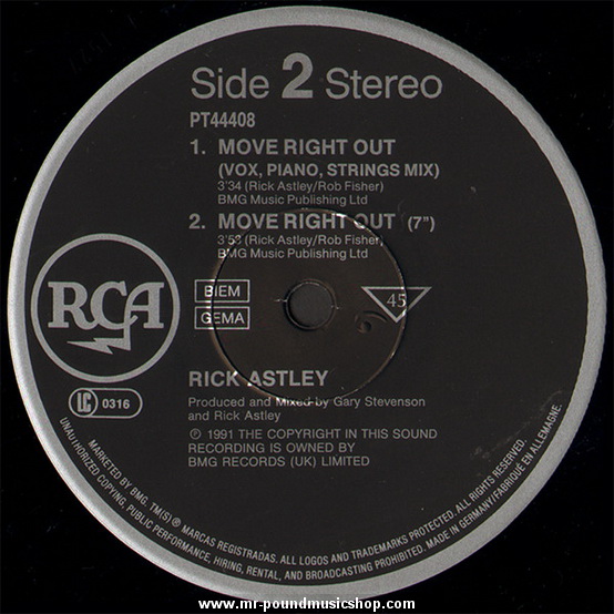 Rick Astley - Move Right Out