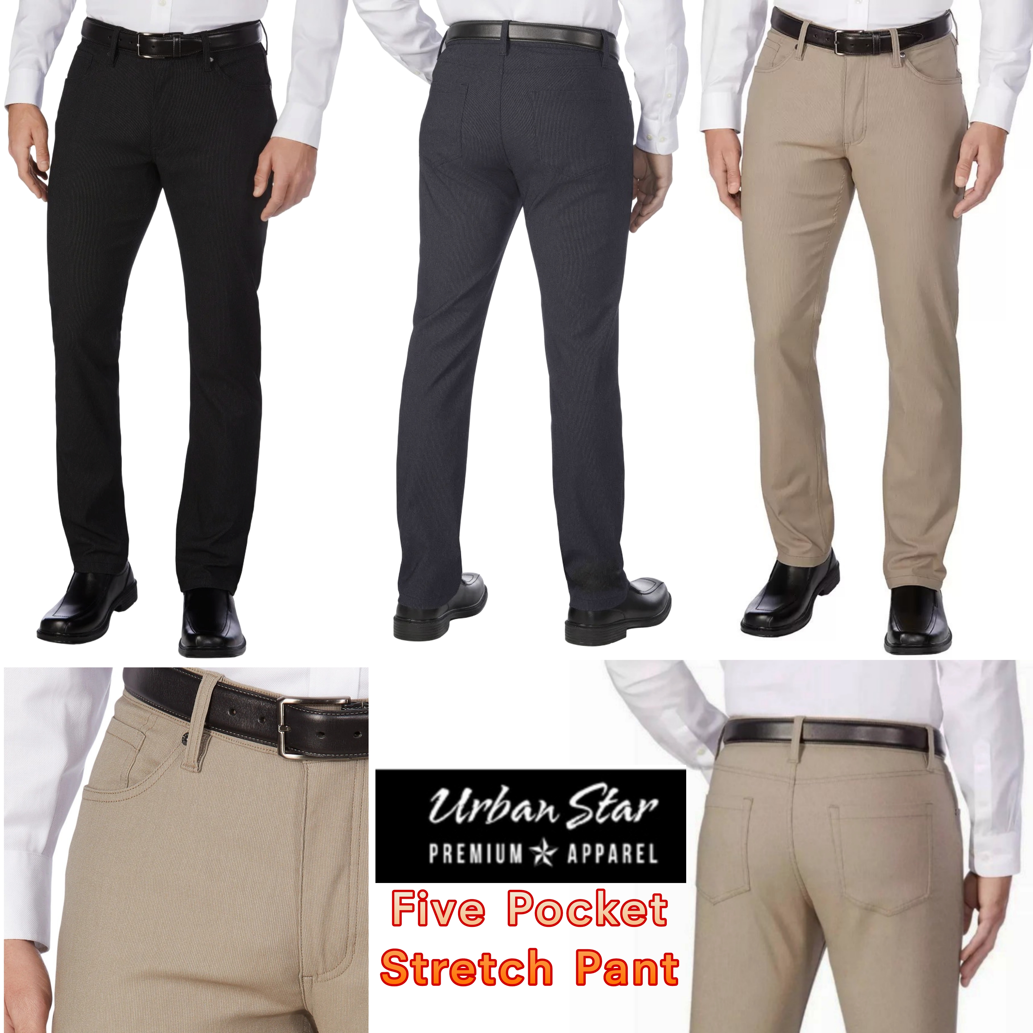 Urban Star Five Pocket Stretch Pant