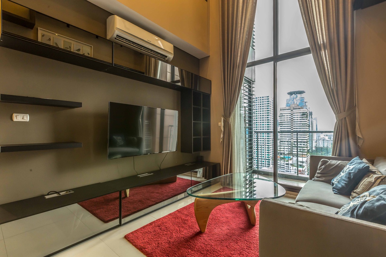 ให้เช่าคอนโด Villa Asoke (วิลล่า อโศก) 2 ห้องนอน 2 น้ำ ห้องDuplex ชั้น 21-22 ขนาด 92 ตรม