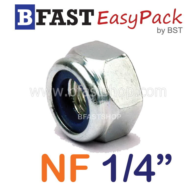 หัวน็อตล็อค NF 1/4" -28 (20 ตัว/ถุง)