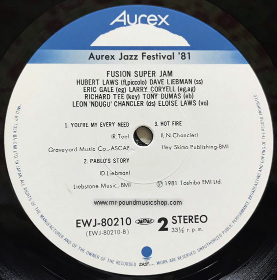Various Artists - Aurex Jazz Festival '81 Fusion Super Jam
