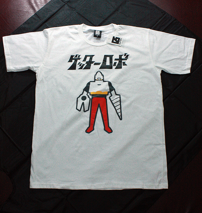 T-Shirt เสื้อยืดกันดั้ม เก็ตเตอร์โรโบ Getter Robo (getter 2) สุดเท่ห์ สีขาว จากร้าน GUNZU !!โปรโมชั่น Asia Street Fashion